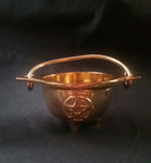GOLD CAULDRON WITH PENTACLE