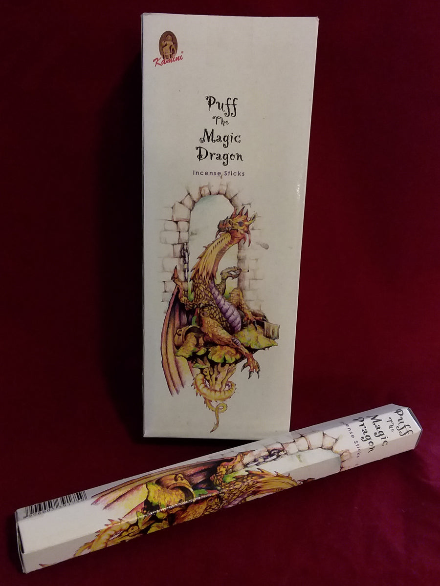 PUFF THE MAGIC DRAGON INCENSE- 20 COUNT – Conjurings Of A Witch