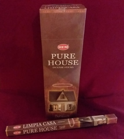 PURE HOUSE INCENSE  8-ct