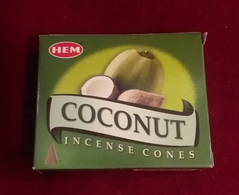 COCONUT INCENSE CONES
