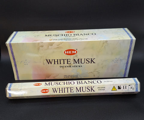 WHITE MUSK INCENSE- 20 sticks